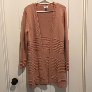 Old Navy Dusty Pink Cardigan Sweater